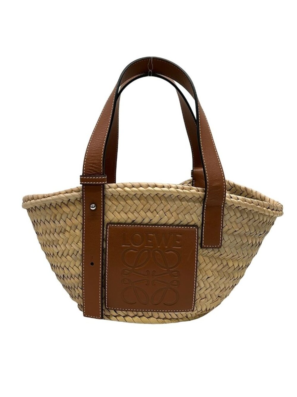 Loewe Tote Bag Basket Natural Tan Leather